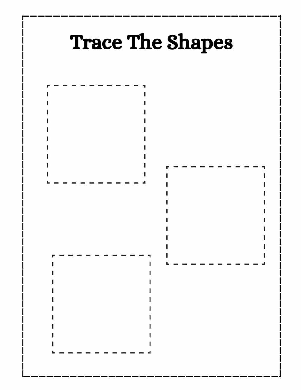 TRACE THE SHAPES